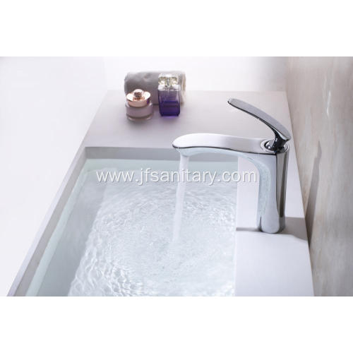 Durable Chrome Single Hole Basin Faucets